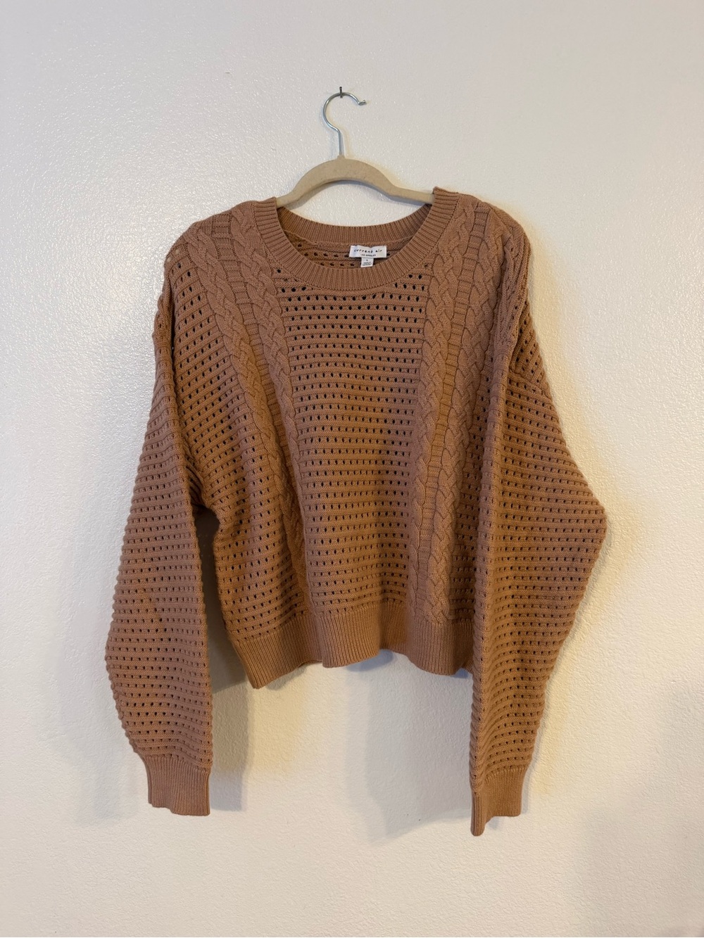 Current Air Cable Knit Sweater Size Large